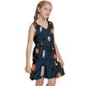 Halloween Kids  Sleeveless Tiered Mini Dress View3