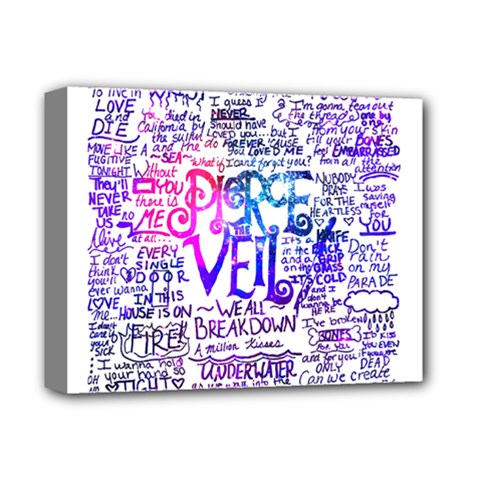 Piere Veil Deluxe Canvas 14  X 11  (stretched) by nate14shop