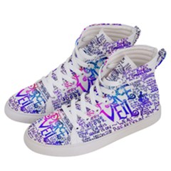 Piere Veil Women s Hi-top Skate Sneakers by nate14shop