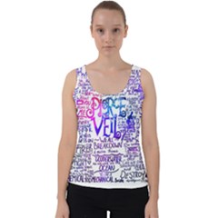 Piere Veil Velvet Tank Top by nate14shop