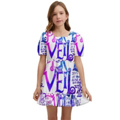 Piere Veil Kids  Short Sleeve Dolly Dress