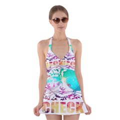 Check Meowt Halter Dress Swimsuit  by nate14shop