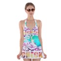 Check Meowt Halter Dress Swimsuit  View1