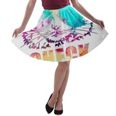 Check Meowt A-line Skater Skirt by nate14shop