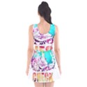 Check Meowt Scoop Neck Skater Dress View2