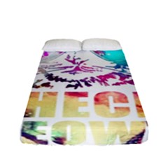 Check Meowt Fitted Sheet (full/ Double Size)