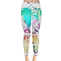 Check Meowt Inside Out Leggings by nate14shop