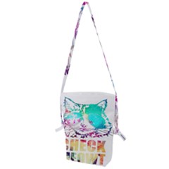 Check Meowt Folding Shoulder Bag by nate14shop