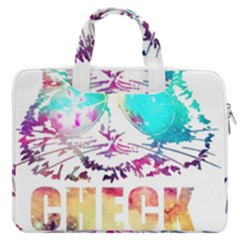 Check Meowt Macbook Pro13  Double Pocket Laptop Bag by nate14shop