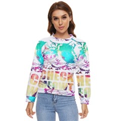 Check Meowt Women s Long Sleeve Raglan Tee