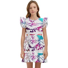 Check Meowt Kids  Winged Sleeve Dress