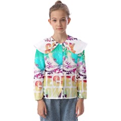 Check Meowt Kids  Peter Pan Collar Blouse