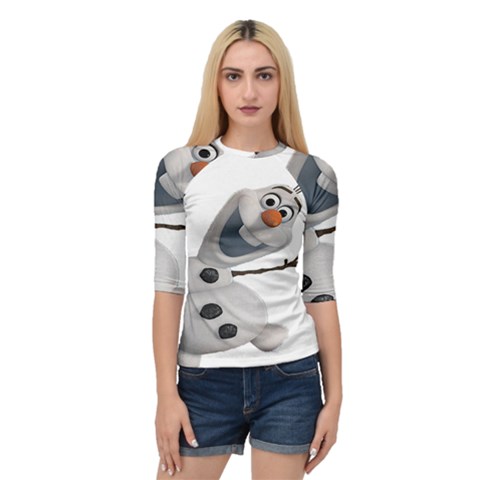 Frozen Quarter Sleeve Raglan Tee by nate14shop