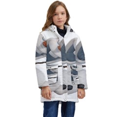 Frozen Kid s Hooded Longline Puffer Jacket