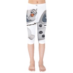 Frozen Kids  Capri Leggings  by nate14shop