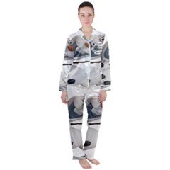 Frozen Satin Long Sleeve Pajamas Set