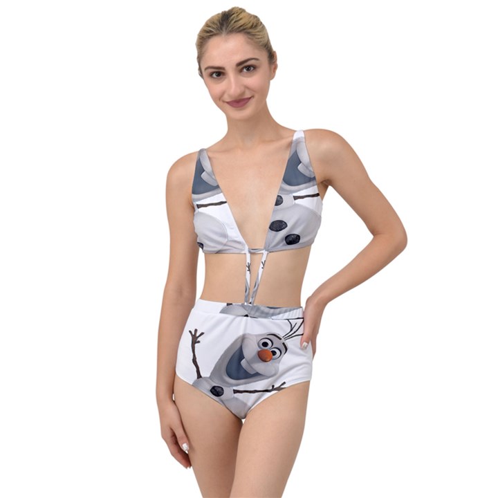 Frozen Tied Up Two Piece Swimsuit