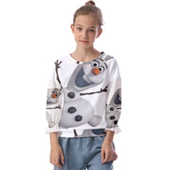 Frozen Kids  Cuff Sleeve Top