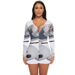 Frozen Long Sleeve Boyleg Swimsuit