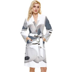 Frozen Long Sleeve Velour Robe by nate14shop