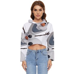 Frozen Women s Lightweight Cropped Hoodie