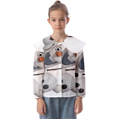 Frozen Kids  Peter Pan Collar Blouse by nate14shop