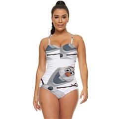 Frozen Retro Full Coverage Swimsuit