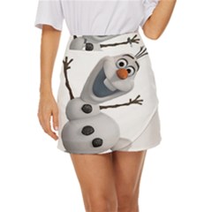 Frozen Mini Front Wrap Skirt by nate14shop