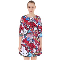 Hello-kitty Smock Dress by nate14shop