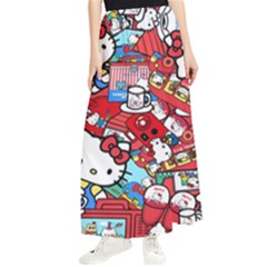 Hello-kitty Maxi Chiffon Skirt by nate14shop