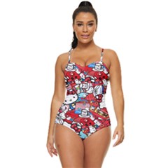 Hello-kitty Retro Full Coverage Swimsuit by nate14shop