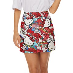 Hello-kitty Mini Front Wrap Skirt