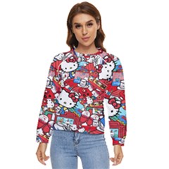 Hello-kitty Women s Long Sleeve Raglan Tee