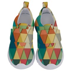 Geometric Kids  Velcro No Lace Shoes by nate14shop