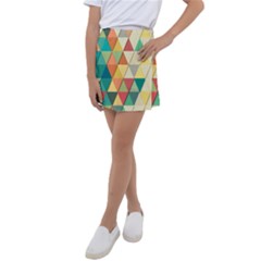 Geometric Kids  Tennis Skirt by nate14shop