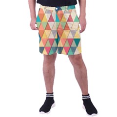 Geometric Men s Pocket Shorts