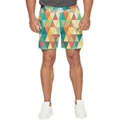 Geometric Men s Runner Shorts