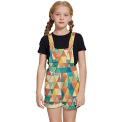 Geometric Kids  Short Overalls