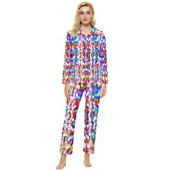 Hd-wallpaper 1 Womens  Long Sleeve Velvet Pocket Pajamas Set by nate14shop