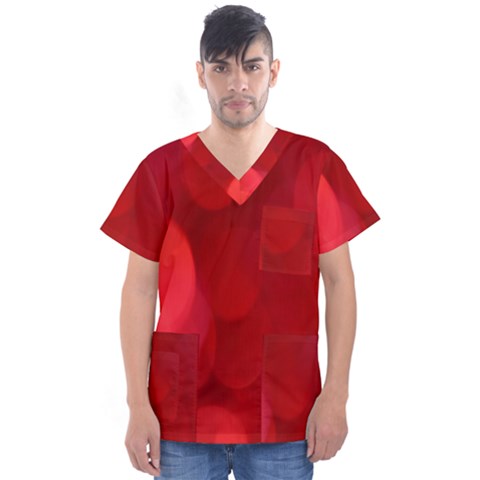 Hd-wallpaper 3 Men s V-neck Scrub Top by nate14shop