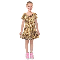 Hd-wallpaper 2 Kids  Short Sleeve Velvet Dress by nate14shop