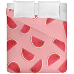 Water Melon Red Duvet Cover Double Side (california King Size) by nate14shop