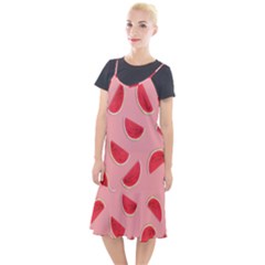 Water Melon Red Camis Fishtail Dress by nate14shop