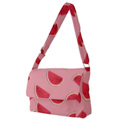 Water Melon Red Full Print Messenger Bag (s) by nate14shop