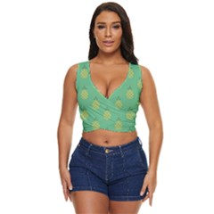 Pineapple Women s Sleeveless Wrap Top by nate14shop