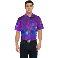 Galaxy Now Men s Short Sleeve Pocket Shirt  by arwwearableart