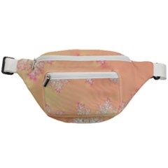 Peach Spring Frost On Flowers Fractal Fanny Pack by Artist4God