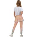 Peach Spring Frost On Flowers Fractal Kids  Skirted Pants View2