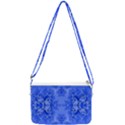 Blue Sky Over The Bluebells Frost Fractal Double Gusset Crossbody Bag View1