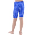 Blue Sky Over The Bluebells Frost Fractal Kids  Mid Length Swim Shorts View2